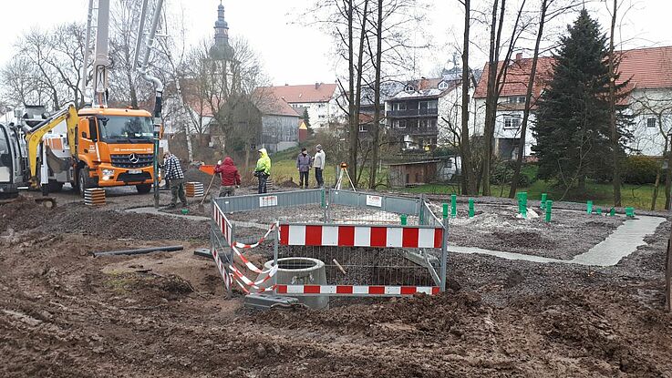 Fundament Arbeiten